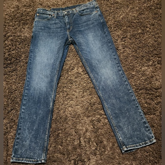 LEVI STRAUSS 511 JEAN Distressed Stretch Slim fit Zipper fly Size 36x30 EUC - Picture 2 of 7